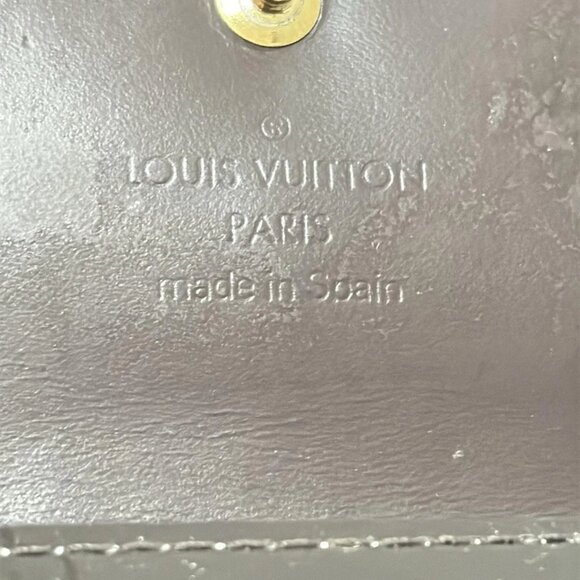 Authentic LOUIS VUITTON Multicles 4 Amarante Monogram Vernis Key Case bran157-11 - Picture 5 of 6